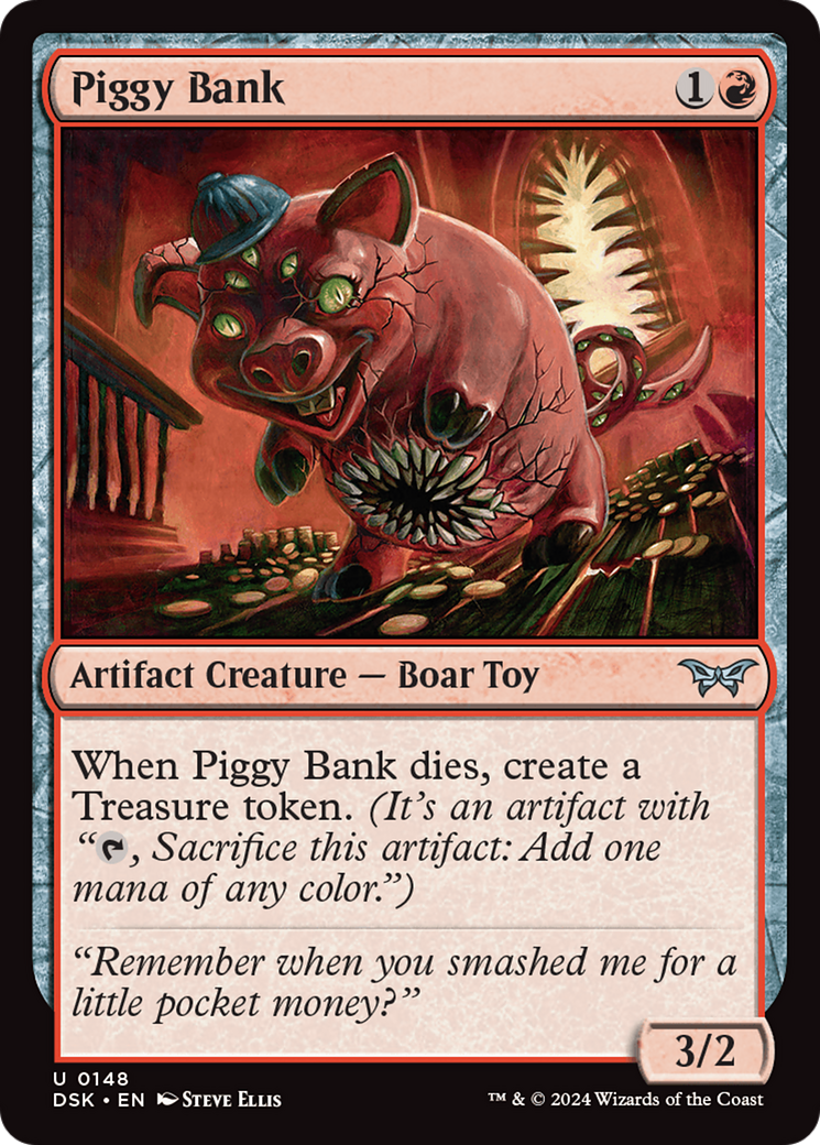 Piggy Bank [Duskmourn: House of Horror] | Good Games Cannington