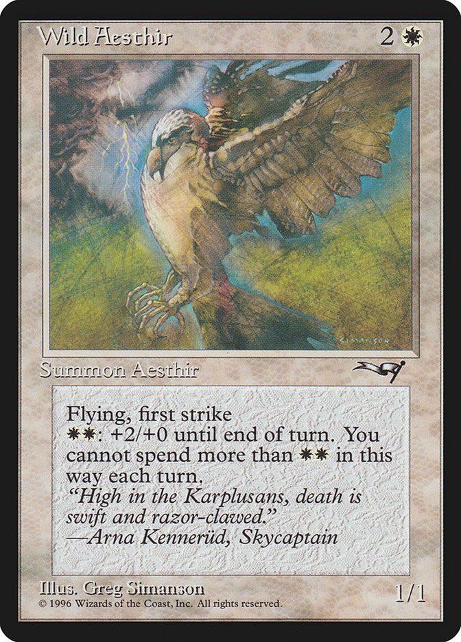 Wild Aesthir (Lightning Background) [Alliances] | Good Games Cannington