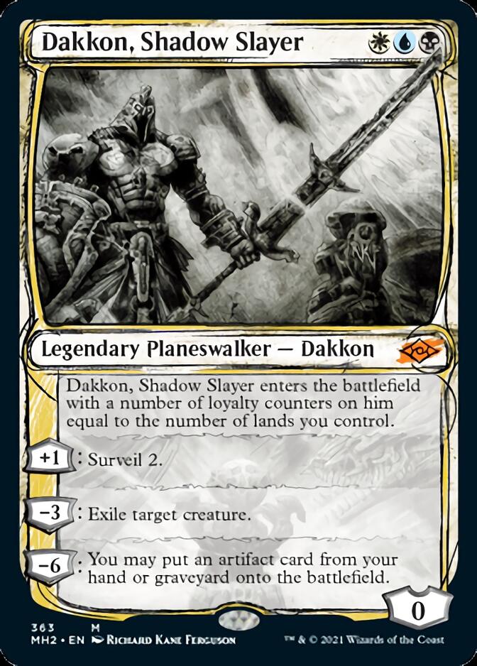 Dakkon, Shadow Slayer (Sketch) [Modern Horizons 2] | Good Games Cannington