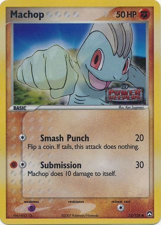 Machop (53/108) (Stamped) [EX: Power Keepers] | Good Games Cannington