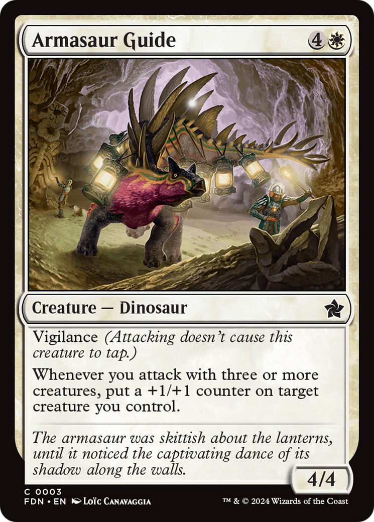 Armasaur Guide [Foundations] | Good Games Cannington
