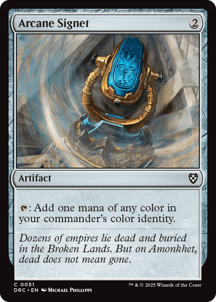 Arcane Signet [Aetherdrift Commander] | Good Games Cannington