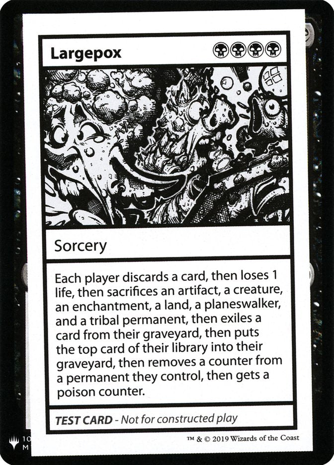 Largepox [Mystery Booster Playtest Cards] | Good Games Cannington