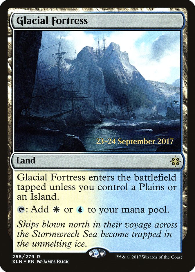 Glacial Fortress [Ixalan Prerelease Promos] | Good Games Cannington