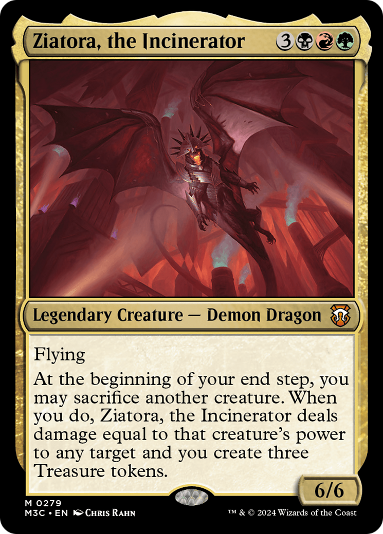 Ziatora, the Incinerator (Ripple Foil) [Modern Horizons 3 Commander] | Good Games Cannington