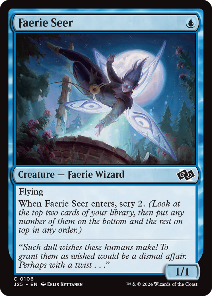 Faerie Seer [Foundations Jumpstart] | Good Games Cannington