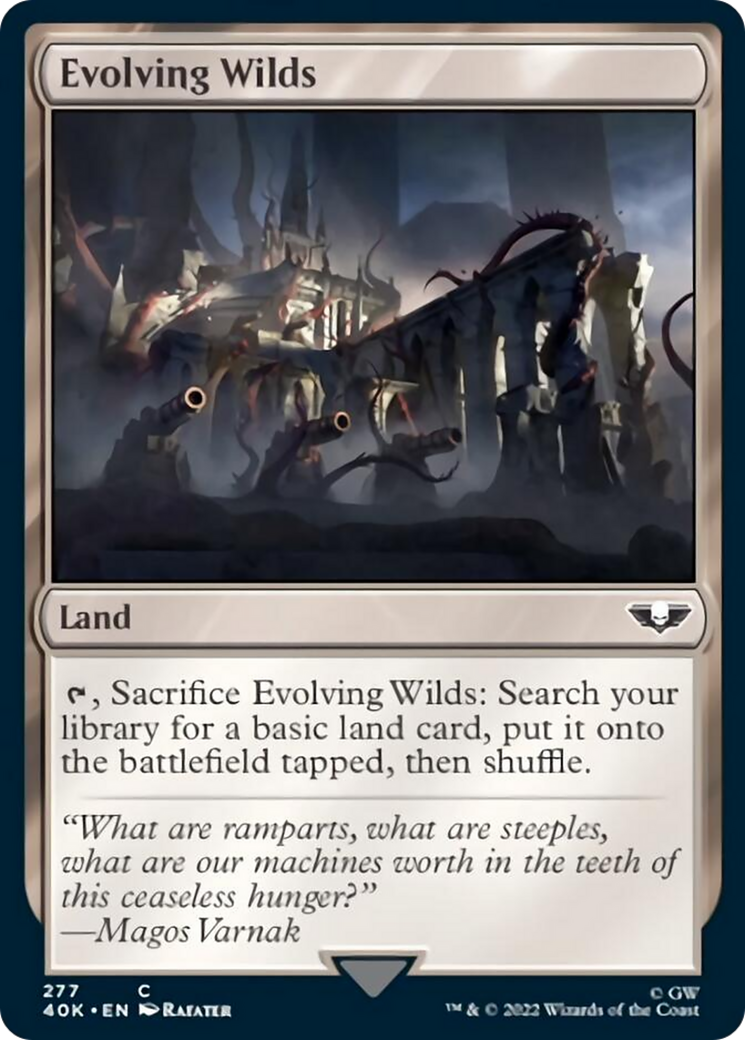Evolving Wilds (Surge Foil) [Warhammer 40,000] | Good Games Cannington