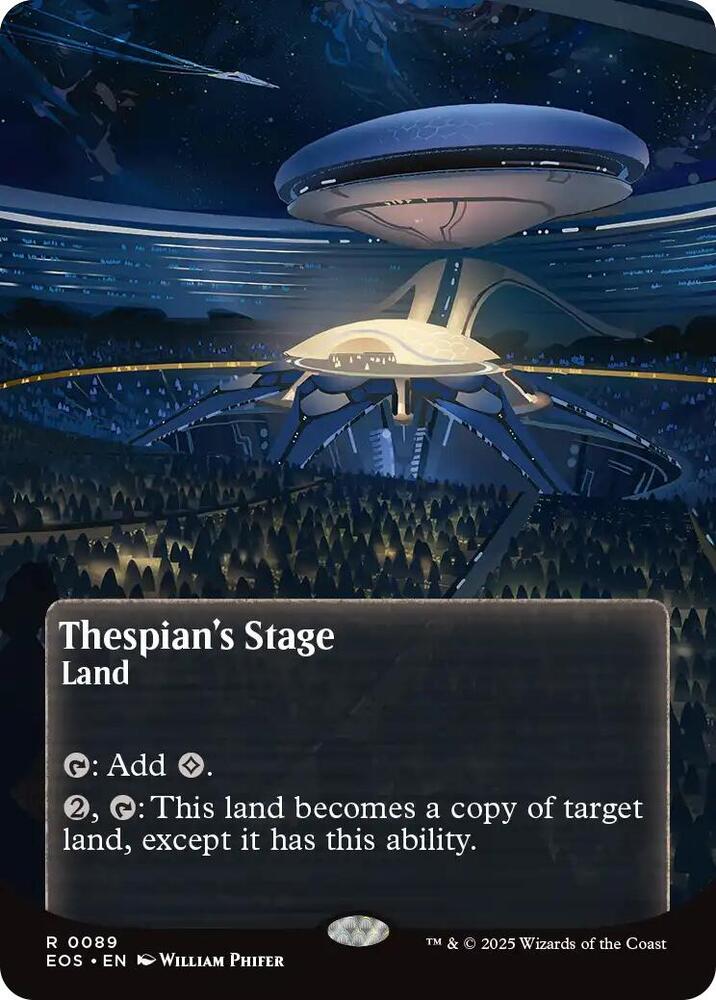 Thespian's Stage 89/45 (Edge of Eternities: Stellar Sights)  - Borderless | Good Games Cannington