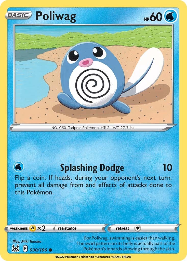 Poliwag (030/196) [Sword & Shield: Lost Origin] | Good Games Cannington
