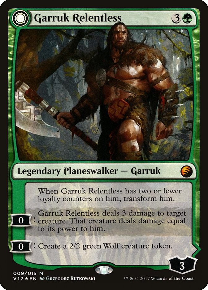 Garruk Relentless // Garruk, the Veil-Cursed [From the Vault: Transform] | Good Games Cannington
