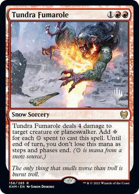 Tundra Fumarole (Promo Pack) [Kaldheim Promos] | Good Games Cannington