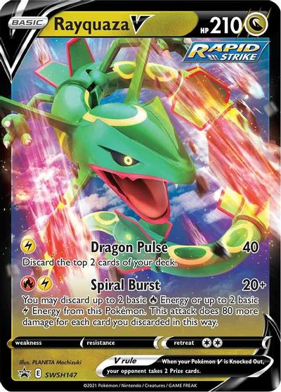 Rayquaza V (SWSH147) [Sword & Shield: Black Star Promos] | Good Games Cannington