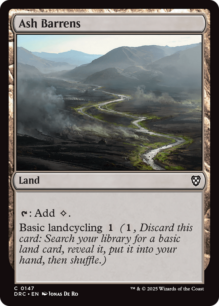 Ash Barrens [Aetherdrift Commander] | Good Games Cannington