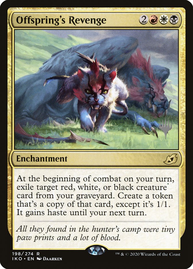 Offspring's Revenge (Promo Pack) [Ikoria: Lair of Behemoths Promos] | Good Games Cannington