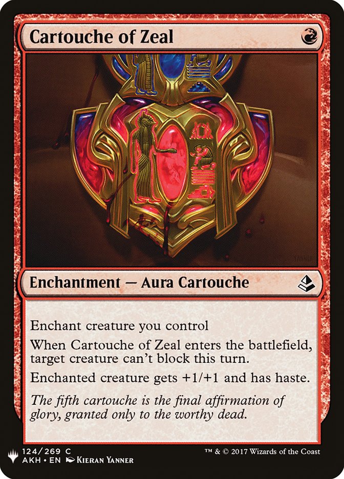 Cartouche of Zeal [Mystery Booster] | Good Games Cannington