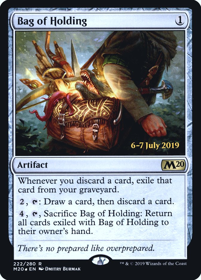 Bag of Holding [Core Set 2020 Prerelease Promos] | Good Games Cannington
