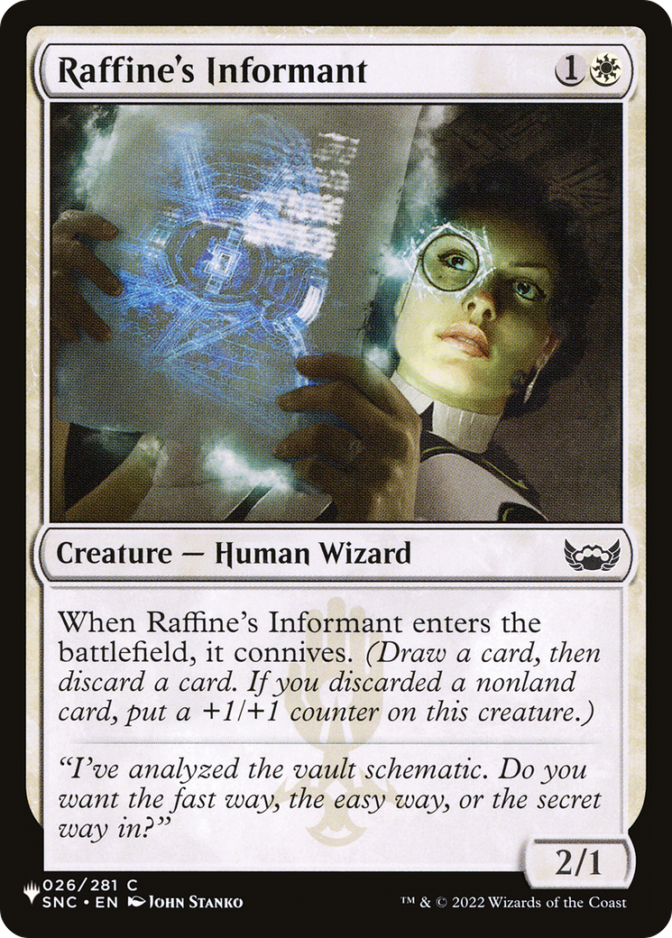 Raffine's Informant [The List] | Good Games Cannington