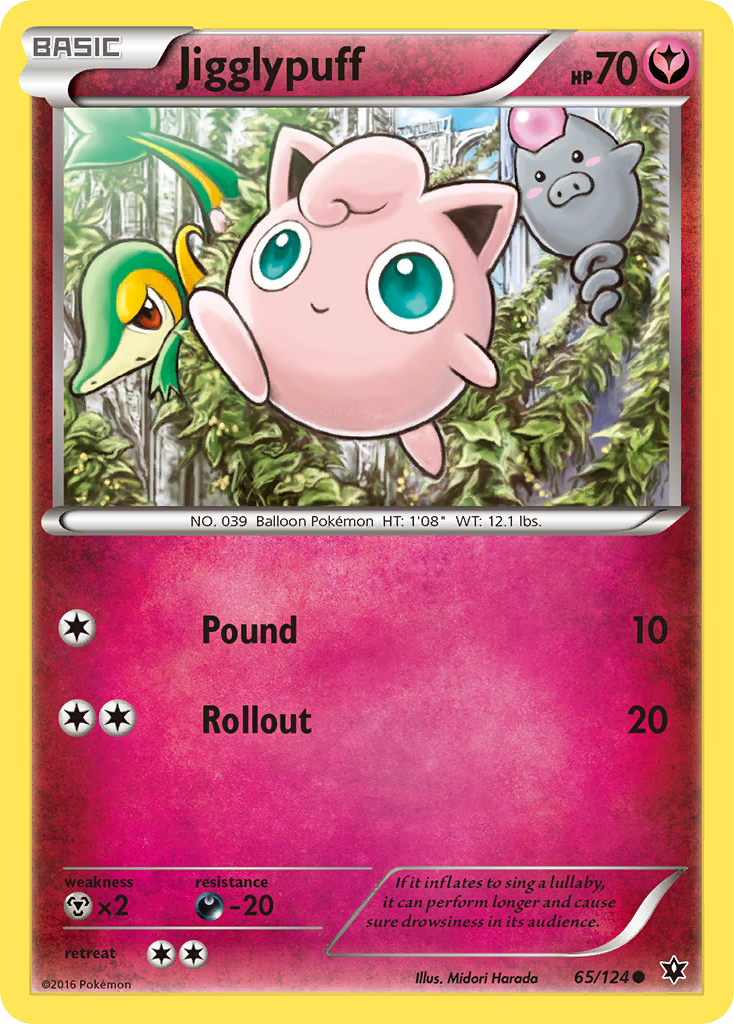 Jigglypuff (65/124) [XY: Fates Collide] | Good Games Cannington