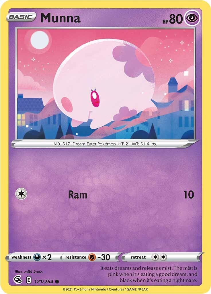 Munna (121/264) [Sword & Shield: Fusion Strike] | Good Games Cannington