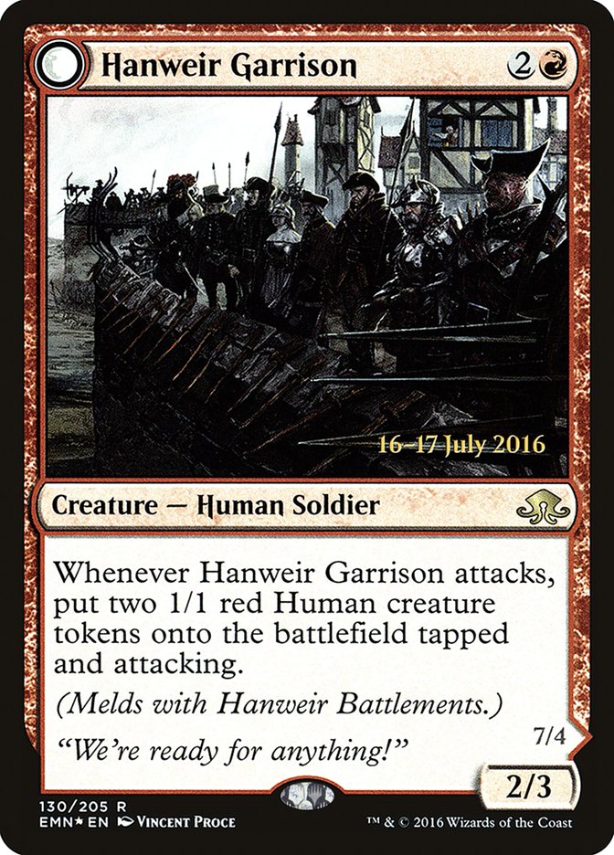 Hanweir Garrison [Eldritch Moon Prerelease Promos] | Good Games Cannington