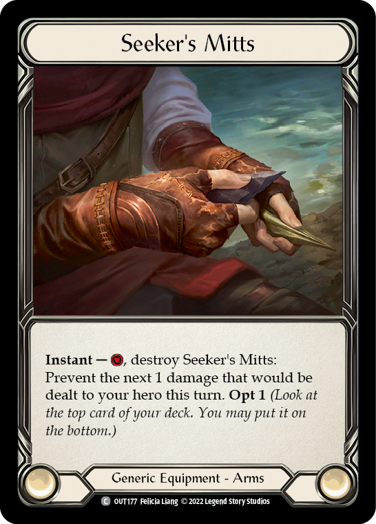 Seeker's Mitts [OUT177] (Outsiders) | Good Games Cannington