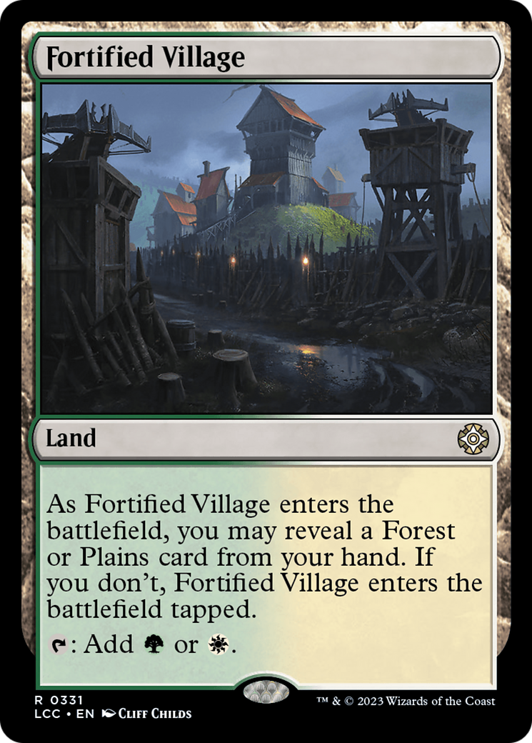 Fortified Village [The Lost Caverns of Ixalan Commander] | Good Games Cannington