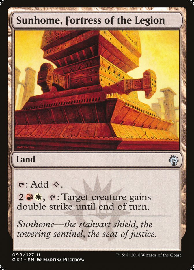 Sunhome, Fortress of the Legion [Guilds of Ravnica Guild Kit] | Good Games Cannington