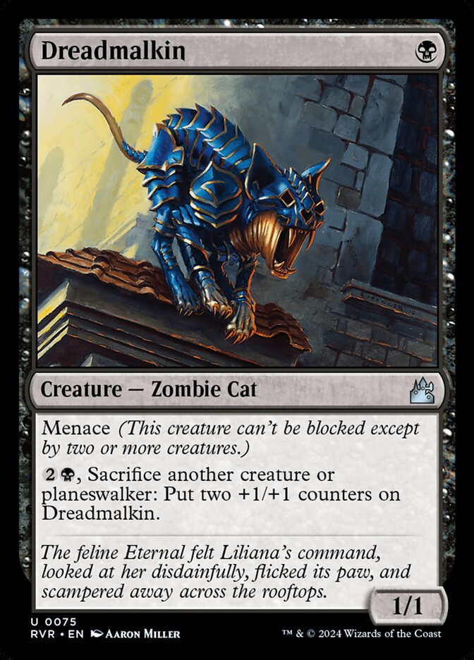Dreadmalkin 75/291 (Ravnica Remastered)  | Good Games Cannington