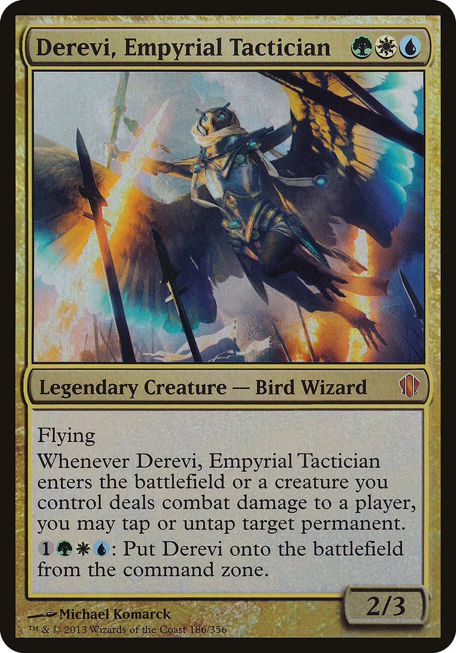 Derevi, Empyrial Tactician (Oversized) [Commander 2013 Oversized] | Good Games Cannington