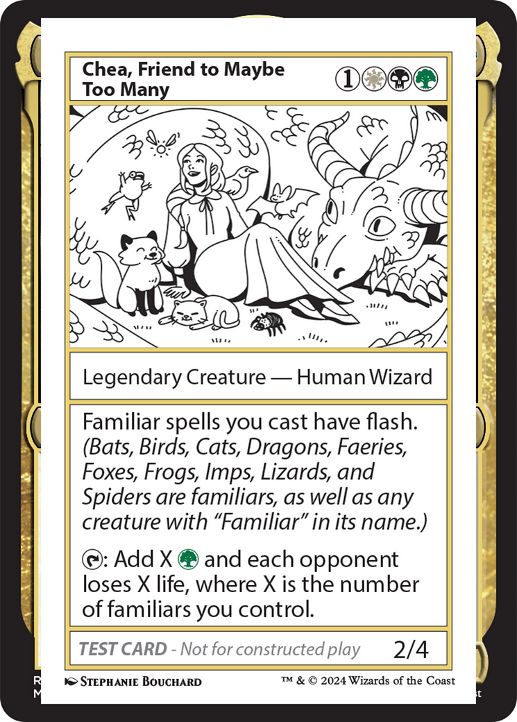 Chea, Friend to Maybe Too Many [Mystery Booster 2 Playtest Cards] | Good Games Cannington