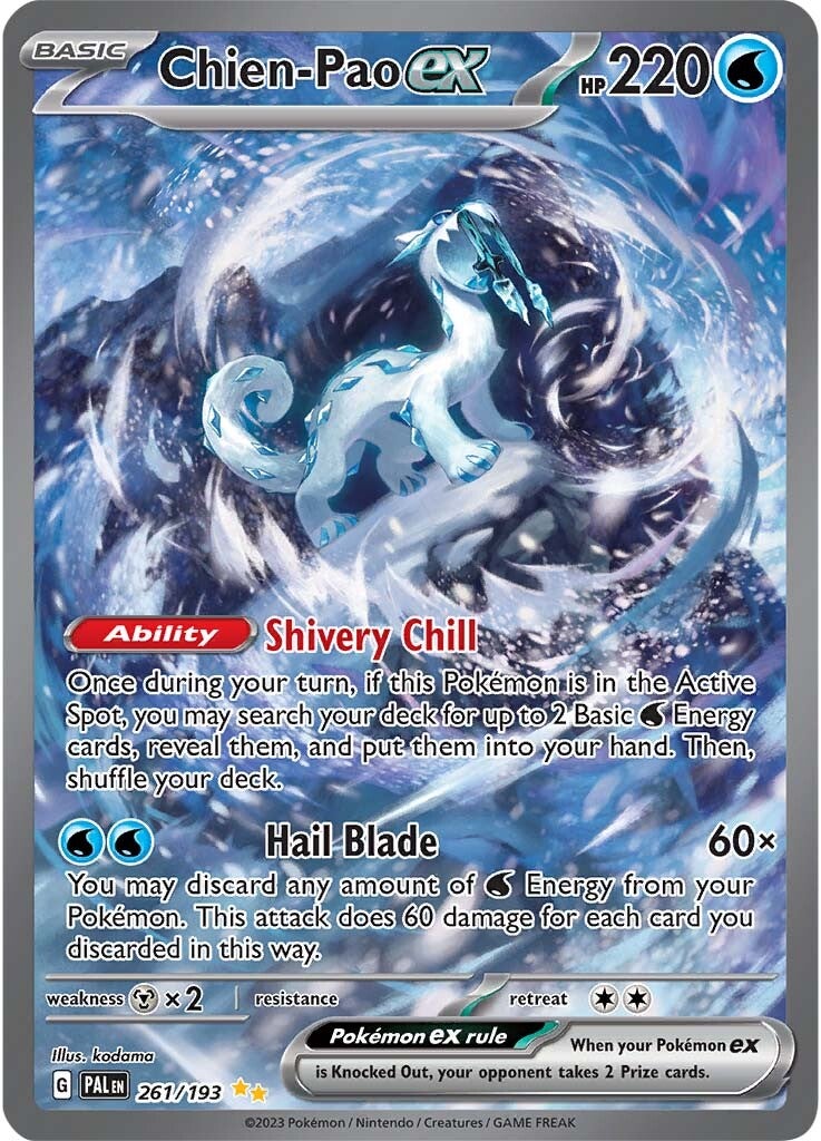 Chien-Pao ex (261/193) [Scarlet & Violet: Paldea Evolved] | Good Games Cannington