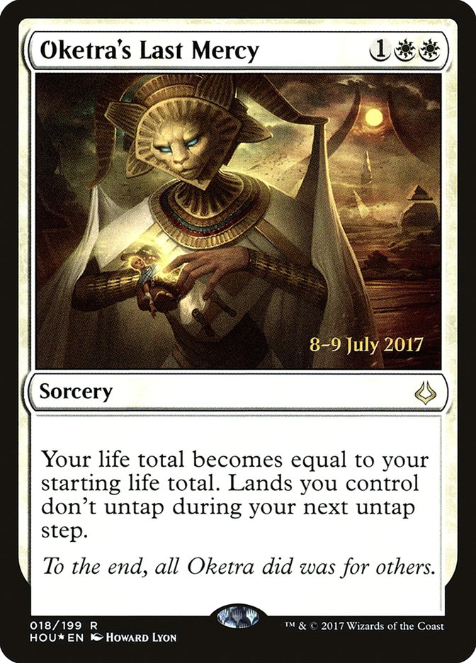 Oketra's Last Mercy [Hour of Devastation Prerelease Promos] | Good Games Cannington