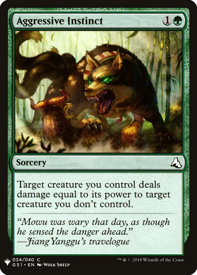 Aggressive Instinct [Mystery Booster] | Good Games Cannington