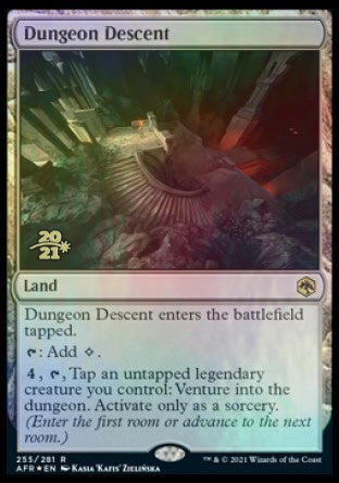 Dungeon Descent [Dungeons & Dragons: Adventures in the Forgotten Realms Prerelease Promos] | Good Games Cannington