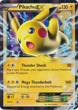Pikachu EX (XY174) (Jumbo Card) [XY: Black Star Promos] | Good Games Cannington