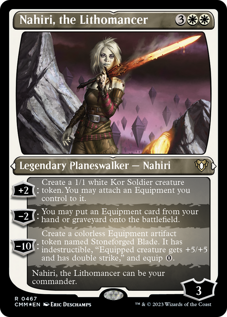 Nahiri, the Lithomancer (Foil Etched) [Commander Masters] | Good Games Cannington