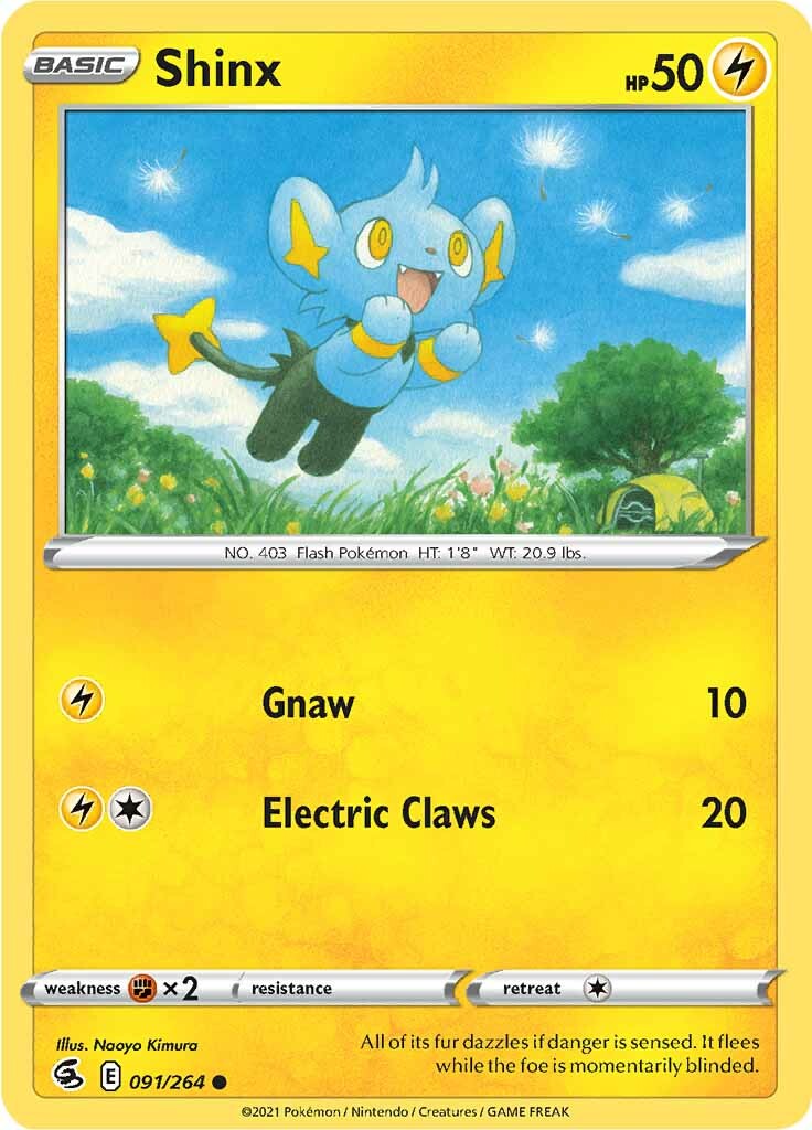 Shinx (091/264) [Sword & Shield: Fusion Strike] | Good Games Cannington