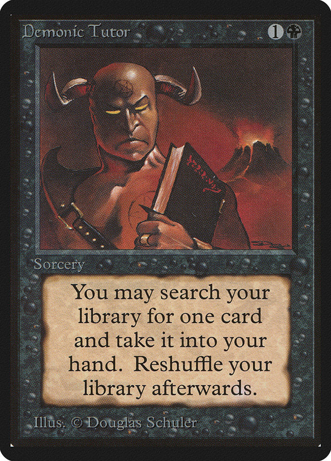 Demonic Tutor [Beta Edition] | Good Games Cannington