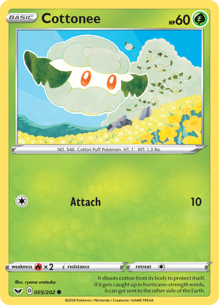 Cottonee (005/202) [Sword & Shield: Base Set] | Good Games Cannington