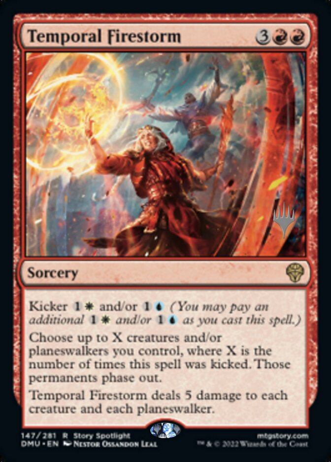 Temporal Firestorm (Promo Pack) [Dominaria United Promos] | Good Games Cannington