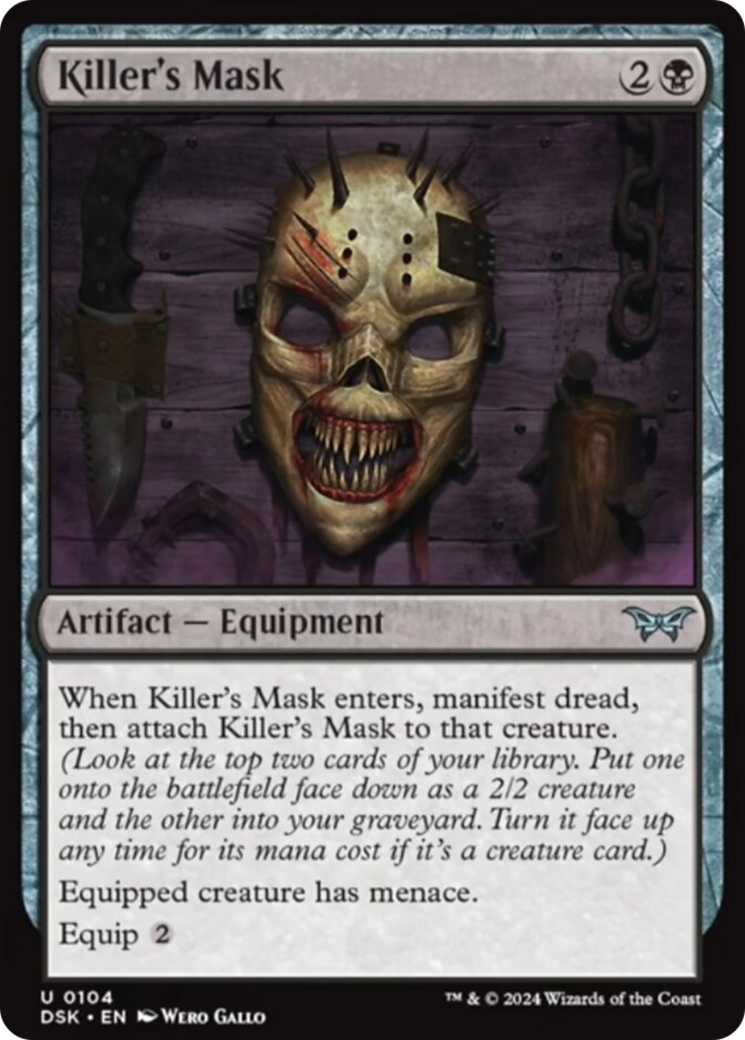 Killer's Mask [Duskmourn: House of Horror] | Good Games Cannington
