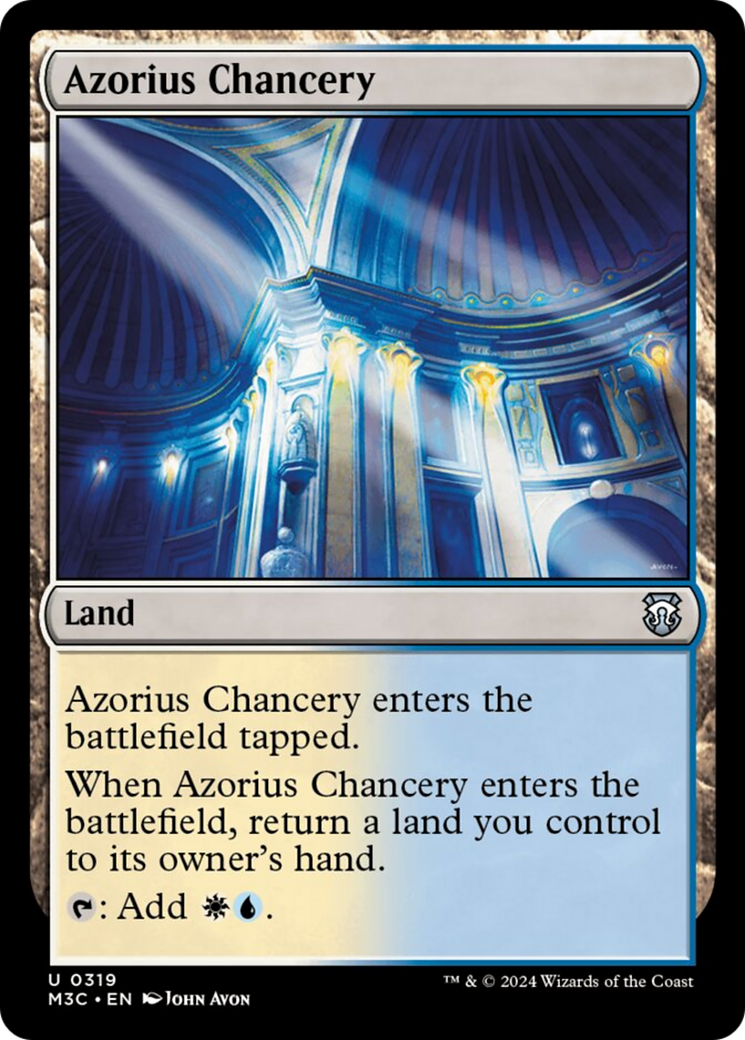 Azorius Chancery [Modern Horizons 3 Commander] | Good Games Cannington