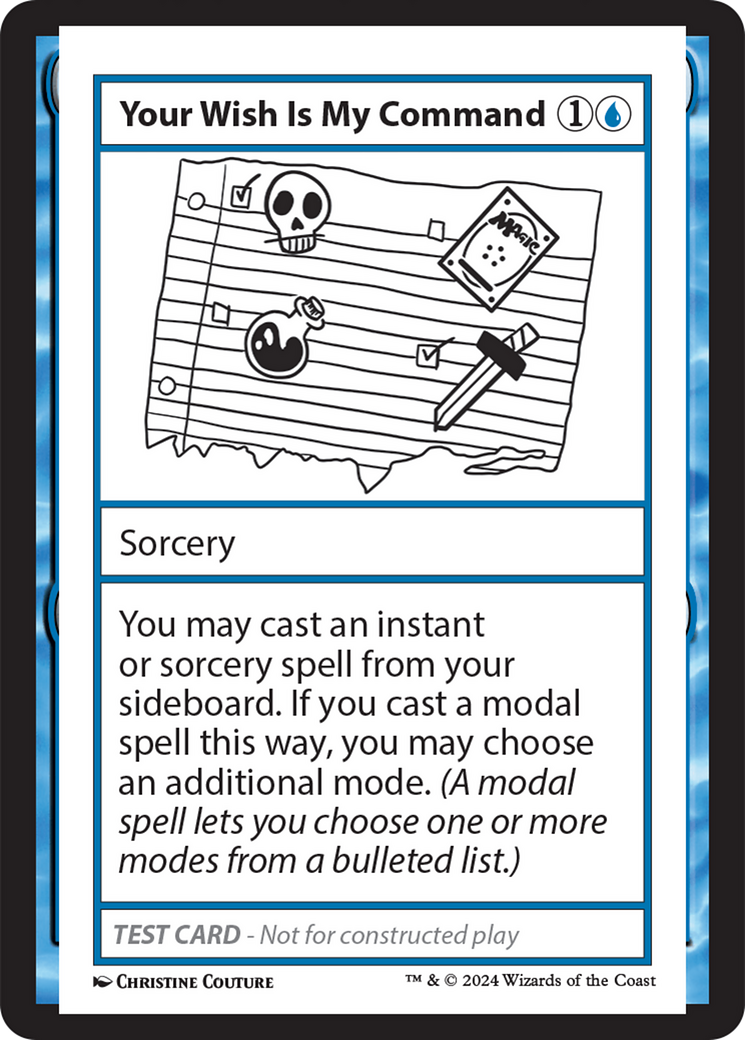Your Wish Is My Command [Mystery Booster 2 Playtest Cards] | Good Games Cannington