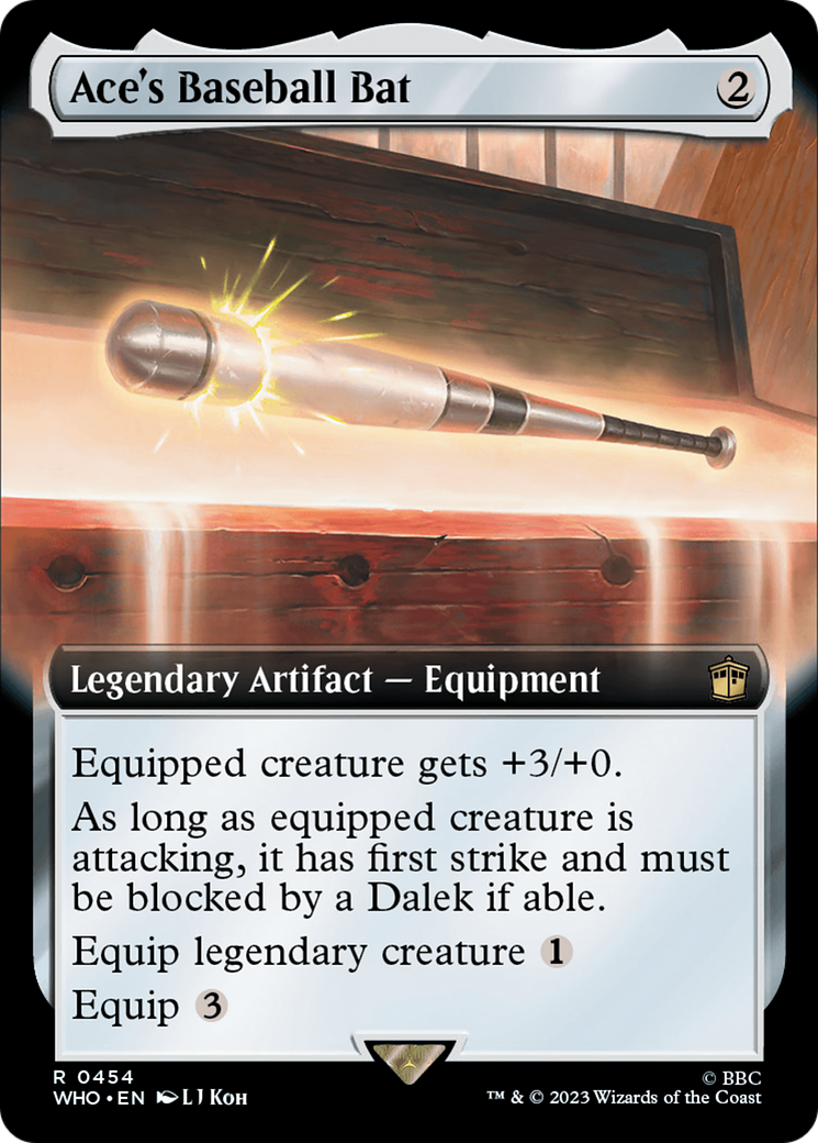 Ace's Baseball Bat (Extended Art) [Doctor Who] | Good Games Cannington