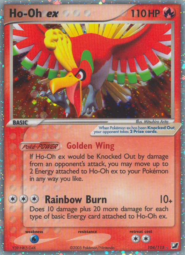 Ho-Oh ex (104/115) [EX: Unseen Forces] | Good Games Cannington