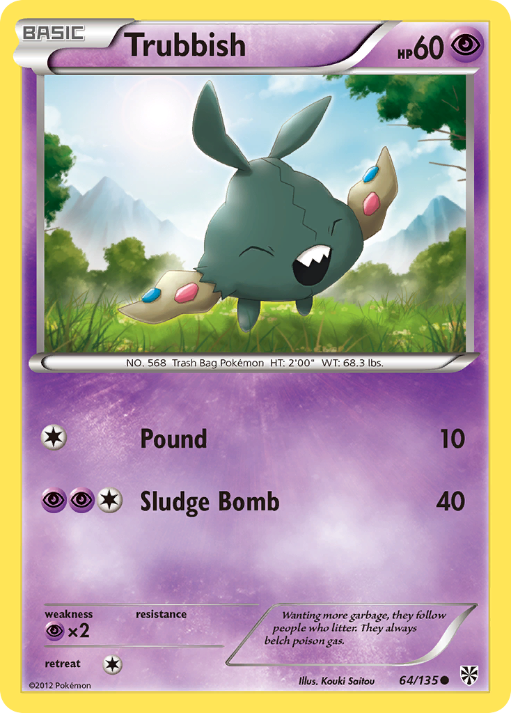 Trubbish (64/135) [Black & White: Plasma Storm] | Good Games Cannington