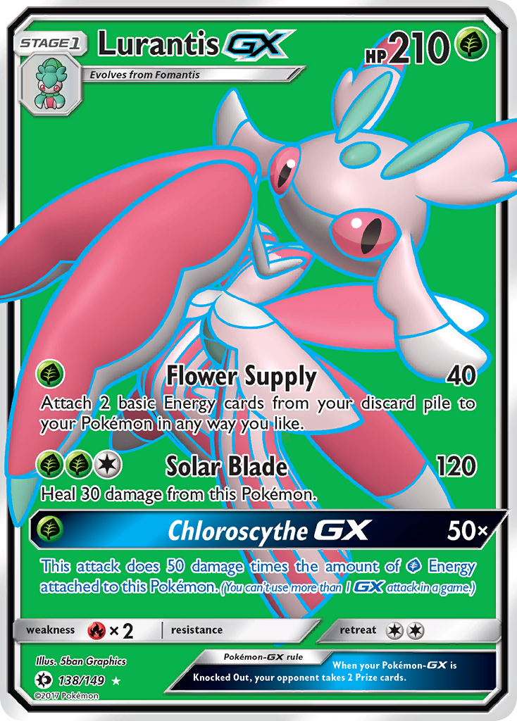 Lurantis GX (138/149) [Sun & Moon: Base Set] | Good Games Cannington