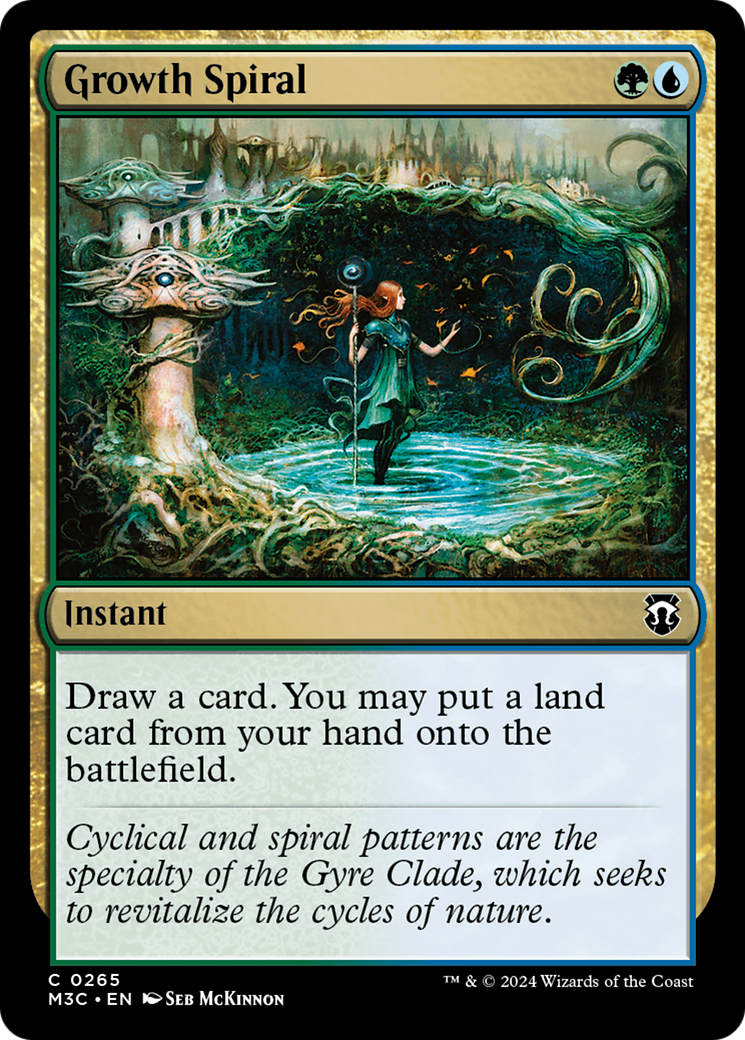 Growth Spiral (Ripple Foil) [Modern Horizons 3 Commander] | Good Games Cannington
