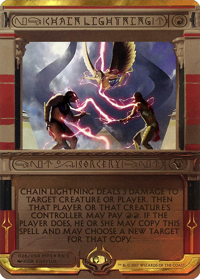 Chain Lightning (Invocation) [Amonkhet Invocations] | Good Games Cannington