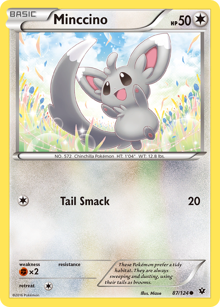 Minccino (87/124) [XY: Fates Collide] | Good Games Cannington